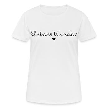 Kleines Wunder - Frauen T-Shirt atmungsaktiv - Weiß - Vorne - AI Model Female 172 dark (172cm)