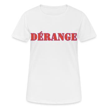 Verstand - Frauen T-Shirt atmungsaktiv - Weiß - Vorne - AI Model Female 172 dark (172cm)