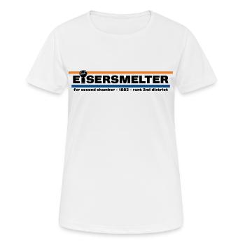 Eisersmelter 1882 - Women's Breathable T-Shirt - white - Front - AI Model Female 172 dark (172cm)
