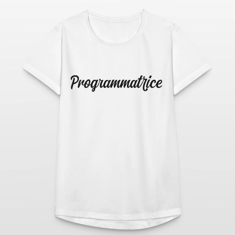 Programmatrice Informatique Code Développeuse Web T-shirt respirant Femme
