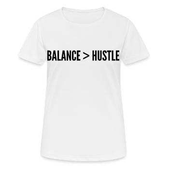 Balance Stronger Than Ambition - Women's Breathable T-Shirt - white - Front - AI Model Female 172 dark (172cm)
