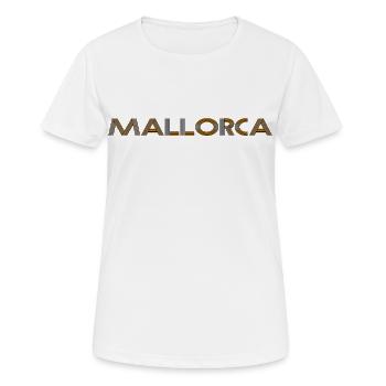 Majorque - T-shirt respirant Femme - blanc - Devant - AI Model Female 172 dark (172cm)