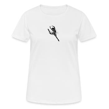 Une danseuse de ballet en robe de ballet imaginati - T-shirt respirant Femme - blanc - Devant - AI Model Female 172 dark (172cm)