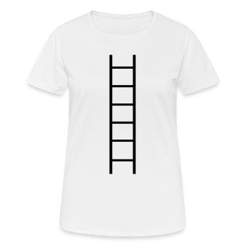 Ladder - Everyone needs a ladder - Women's Breathable T-Shirt - white - Front - AI Model Female 172 dark (172cm)