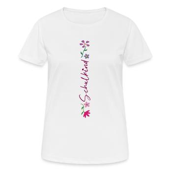 Schoolchild 2026 - Women's Breathable T-Shirt - white - Front - AI Model Female 172 dark (172cm)