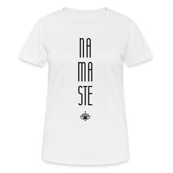 Namaste - Women's Breathable T-Shirt - white - Front - AI Model Female 172 dark (172cm)