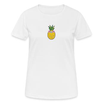 Pineapple - Women's Breathable T-Shirt - white - Front - AI Model Female 172 dark (172cm)