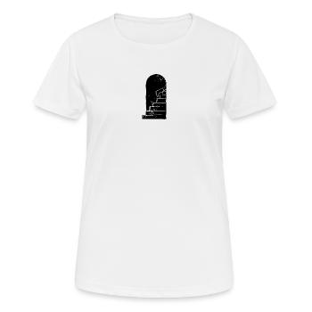 Forward into the future - Women's Breathable T-Shirt - white - Front - AI Model Female 172 dark (172cm)