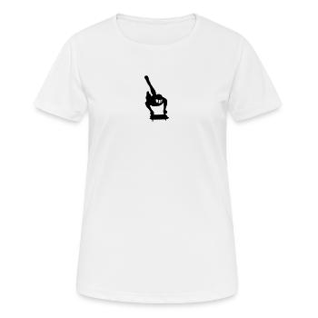 skeleton - Women's Breathable T-Shirt - white - Front - AI Model Female 172 dark (172cm)