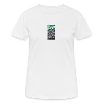 Monterrey Mexico City Travel Design - Women's Breathable T-Shirt - white - Front - AI Model Female 172 dark (172cm)