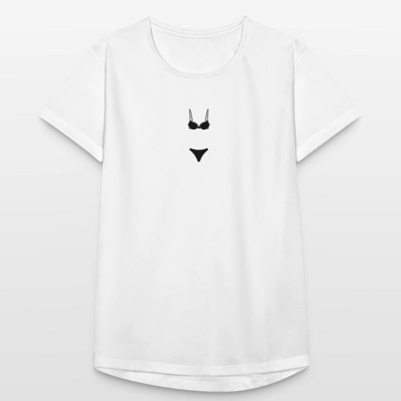 Dessous- oder Bekini-Logo für Geschäft oder Marktstand Frauen T-Shirt atmungsaktiv