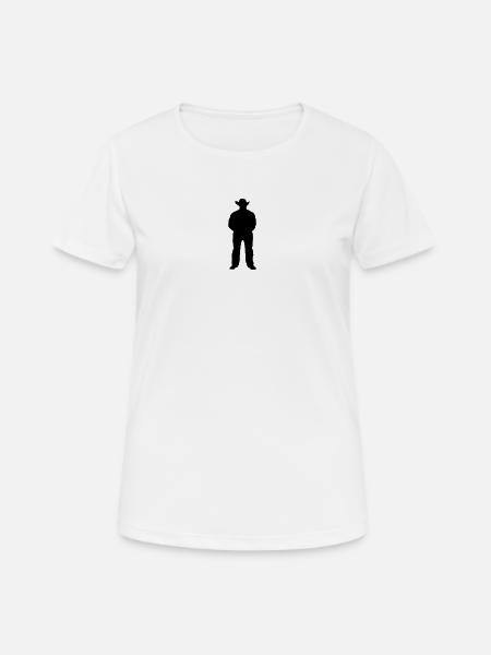 Chevaux,cheval,équitation,poney,cowboy,trot,galop - T-shirt respirant Femme - blanc