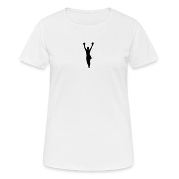 Boxen Boxen - Frauen T-Shirt atmungsaktiv - Weiß - Vorne - AI Model Female 172 dark (172cm)