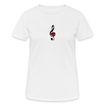 G-Taste - Frauen T-Shirt atmungsaktiv - Weiß - Vorne - AI Model Female 172 dark (172cm)