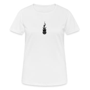 Volleyball - T-shirt respirant Femme - blanc - Devant - AI Model Female 172 dark (172cm)