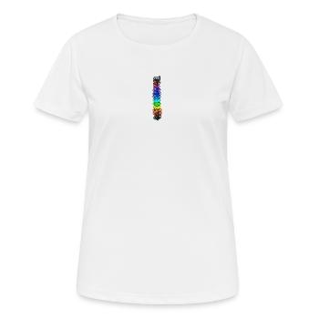 Pounding Love - Women's Breathable T-Shirt - white - Front - AI Model Female 172 dark (172cm)