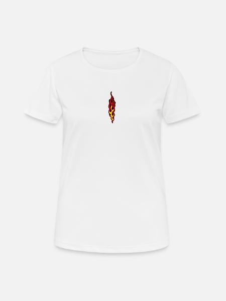 flammen - Women's Breathable T-Shirt - white