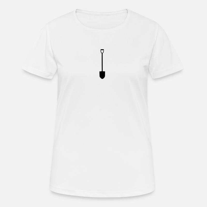Shovel - Women's Breathable T-Shirt - white