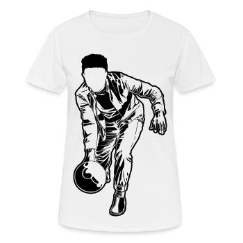 Croquis du melon - T-shirt respirant Femme - blanc - Devant - AI Model Female 172 dark (172cm)