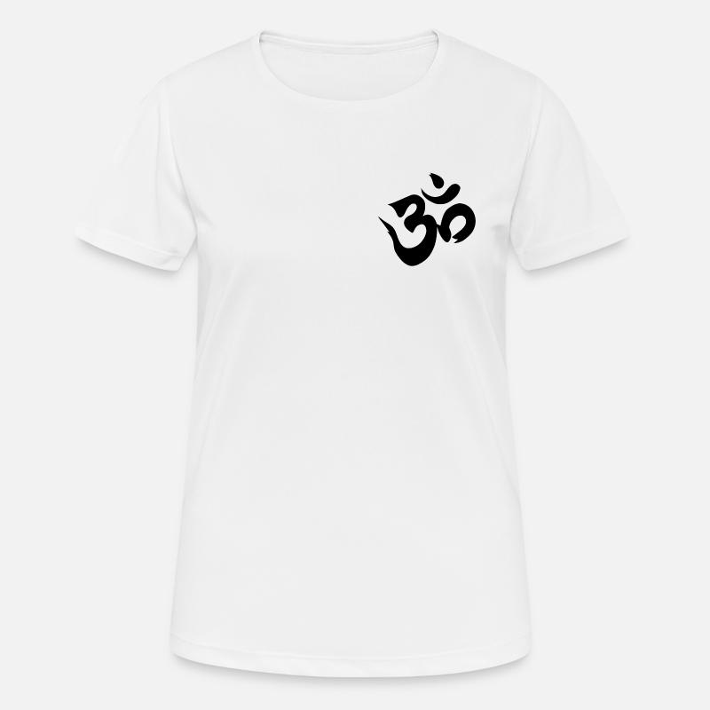 Om - Women's Breathable T-Shirt - white