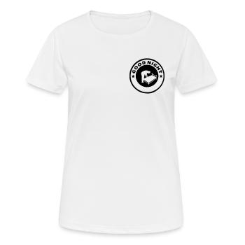Bonne nuit Bonne nuit - T-shirt respirant Femme - blanc - Devant - AI Model Female 172 dark (172cm)