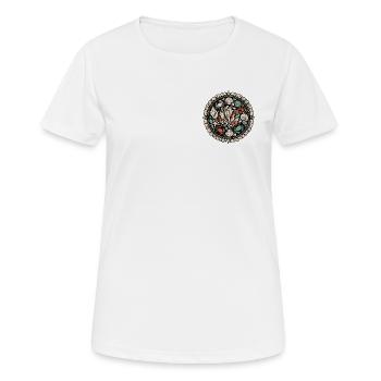 Mer des coquillages - T-shirt respirant Femme - blanc - Devant - AI Model Female 172 dark (172cm)