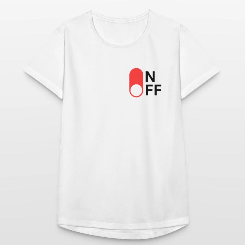 ON / OFF Modus Frauen T-Shirt atmungsaktiv
