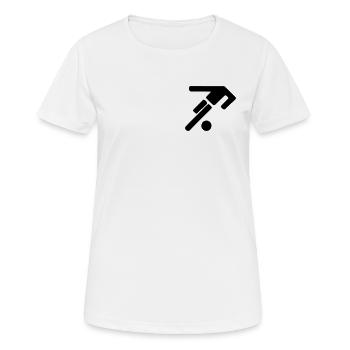 Soccer Logo Headless - Women's Breathable T-Shirt - white - Front - AI Model Female 172 dark (172cm)