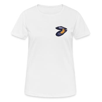 Fauler Schimmel unter Nachtsplittern - Frauen T-Shirt atmungsaktiv - Weiß - Vorne - AI Model Female 172 dark (172cm)