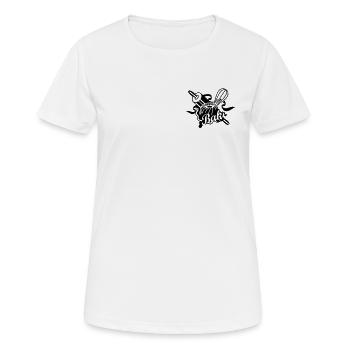 un rouleau à pâtisserie et un fouet avec un gâteau - T-shirt respirant Femme - blanc - Devant - AI Model Female 172 dark (172cm)