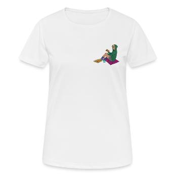 Kater Boy - Frauen T-Shirt atmungsaktiv - Weiß - Vorne - AI Model Female 172 dark (172cm)