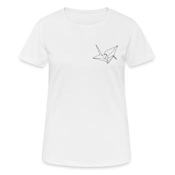 oiseau - T-shirt respirant Femme - blanc - Devant - AI Model Female 172 dark (172cm)