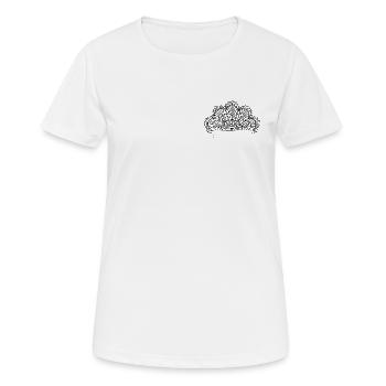 Taschenblume - Frauen T-Shirt atmungsaktiv - Weiß - Vorne - AI Model Female 172 dark (172cm)