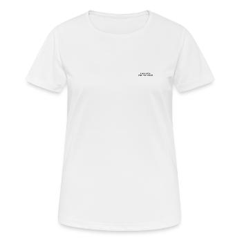 La discipline plutôt que la motivation - T-shirt respirant Femme - blanc - Devant - AI Model Female 172 dark (172cm)