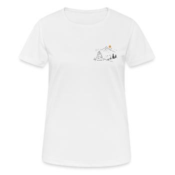 Cairn - T-shirt respirant Femme - blanc - Devant - AI Model Female 172 dark (172cm)