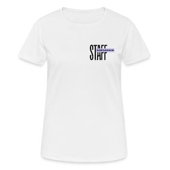 Membre du personnel - Personnel de l’équipe - ORGA - Personnel - T-shirt respirant Femme - blanc - Devant - AI Model Female 172 dark (172cm)