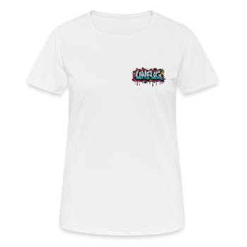 mischief - Women's Breathable T-Shirt - white - Front - AI Model Female 172 dark (172cm)
