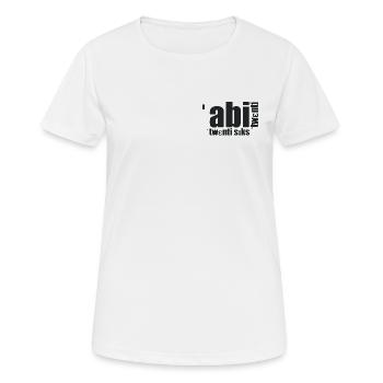 Abi twenti twenti six phonetic - Women's Breathable T-Shirt - white - Front - AI Model Female 172 dark (172cm)