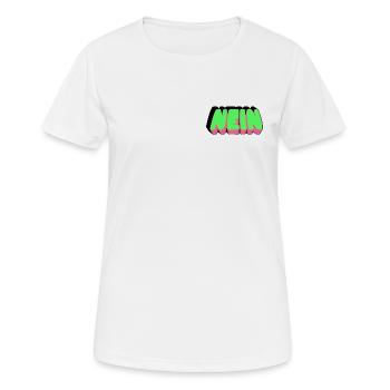 NO - no desire - Women's Breathable T-Shirt - white - Front - AI Model Female 172 dark (172cm)