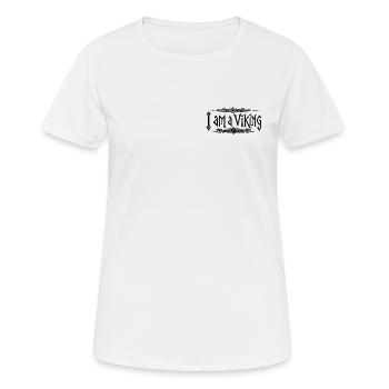 Je suis un Viking - Sport / Salle de sport - T-shirt respirant Femme - blanc - Devant - AI Model Female 172 dark (172cm)
