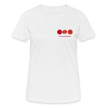 Certified Tomato Mom - Women's Breathable T-Shirt - white - Front - AI Model Female 172 dark (172cm)