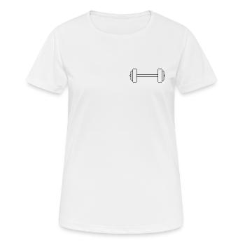 Dumbbell - Women's Breathable T-Shirt - white - Front - AI Model Female 172 dark (172cm)