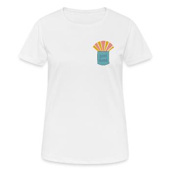 Good mood - good mood is guaranteed here - Women's Breathable T-Shirt - white - Front - AI Model Female 172 dark (172cm)