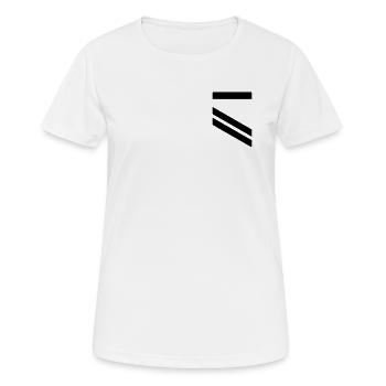 Corporal Sergeant Candidate Rank - Women's Breathable T-Shirt - white - Front - AI Model Female 172 dark (172cm)