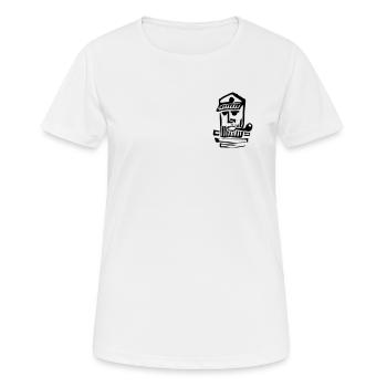 Piep-Grootsnuut - Frauen T-Shirt atmungsaktiv - Weiß - Vorne - AI Model Female 172 dark (172cm)