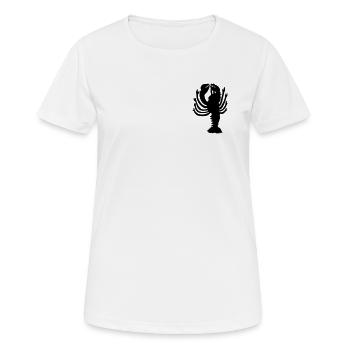 homard - T-shirt respirant Femme - blanc - Devant - AI Model Female 172 dark (172cm)