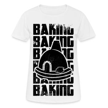 Bake - Women's Breathable T-Shirt - white - Front - AI Model Female 172 dark (172cm)