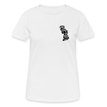 tatouage - T-shirt respirant Femme - blanc - Devant - AI Model Female 172 dark (172cm)