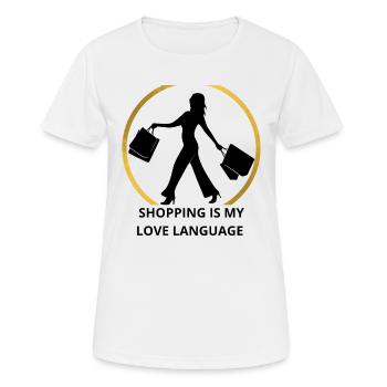 Minimalist gold ring - Women's Breathable T-Shirt - white - Front - AI Model Female 172 dark (172cm)