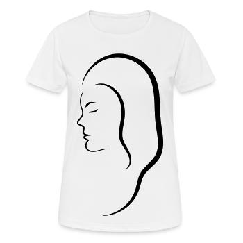 Head Woman - Women's Breathable T-Shirt - white - Front - AI Model Female 172 dark (172cm)